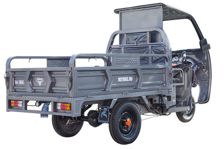 Трицикл электрический Rutrike D4 КАБИНА 1800 (60V, 1200W, зеленый) (025588-3122)