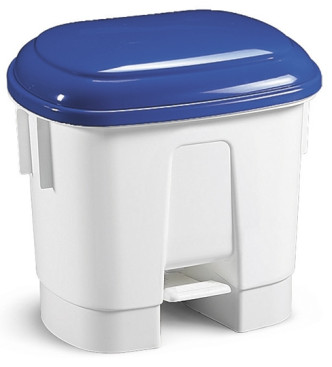 Контейнер TTS (педаль, разделитель для 2-х мешков, белый/синий)